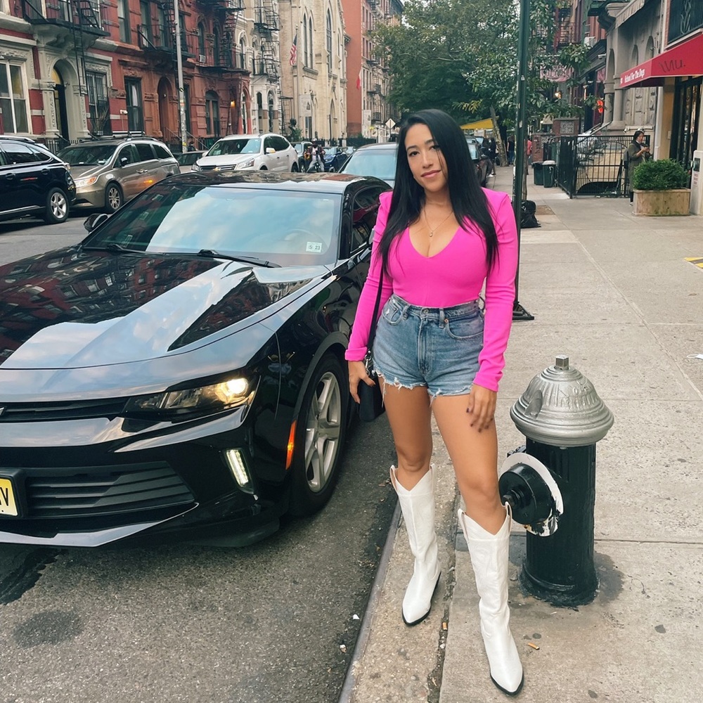 Pink Zara bodysuit